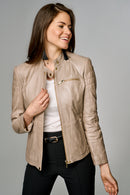 Trixie Kadın Deri Ceket | Derimod Trixie Kadın Deri Ceket | Derimod