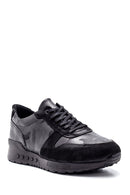 Erkek Deri Süet Detaylı Sneaker | Derimod Erkek Deri Süet Detaylı Sneaker | Derimod