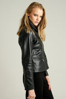 Martha Kadın Deri Ceket | Derimod Martha Kadın Deri Ceket | Derimod