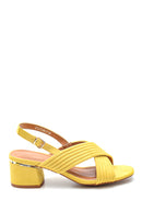Women's Casual Heeled Sandals | Derimod Women's Casual Heeled Sandals | Derimod