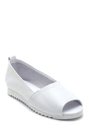 Kadın Açık Burun Detaylı Deri Ayakkabı | Derimod Kadın Açık Burun Detaylı Deri Ayakkabı | Derimod