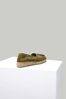 Baykuşlu Yeşil Kadın Espadril | Derimod Baykuşlu Yeşil Kadın Espadril | Derimod