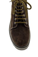 Women's Thick Soled Zippered Boots Suede Boots | Derimod Women's Thick Soled Zippered Boots Suede Boots | Derimod