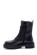 Women's Leather Zippered Boots | Derimod Women's Leather Zippered Boots | Derimod