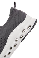 Derimod Zero Men's Gray Lace-Up Thick Soled Sneaker | Derimod Derimod Zero Men's Gray Lace-Up Thick Soled Sneaker | Derimod