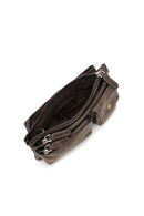 Men's Mink Leather Waist Bag | Derimod Men's Mink Leather Waist Bag | Derimod