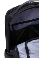 D-Pack Unisex Black Technological Fabric Hardcase Backpack | Derimod D-Pack Unisex Black Technological Fabric Hardcase Backpack | Derimod