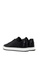 Men's Black Lace-up Leather Sneaker | Derimod Men's Black Lace-up Leather Sneaker | Derimod