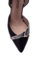 Kadın Kroko Detaylı Topuklu Ayakkabı | Derimod Kadın Kroko Detaylı Topuklu Ayakkabı | Derimod