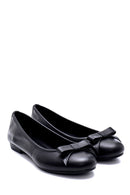 Women's Leather Bow Detailed Ballerinas | Derimod Women's Leather Bow Detailed Ballerinas | Derimod