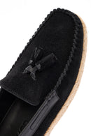 Erkek Siyah Süet Deri Casual Loafer | Derimod Erkek Siyah Süet Deri Casual Loafer | Derimod