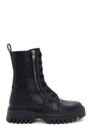 Women's Black Zippered Boots | Derimod Women's Black Zippered Boots | Derimod