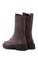 Women's Mink Suede Leather Boots | Derimod Women's Mink Suede Leather Boots | Derimod