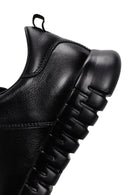 Men's Black Lace-up Leather Sneaker | Derimod Men's Black Lace-up Leather Sneaker | Derimod