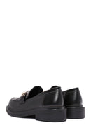Kadın Siyah Tokalı Maskülen Loafer | Derimod Kadın Siyah Tokalı Maskülen Loafer | Derimod