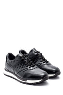 Erkek Deri Kroko Detaylı Sneaker | Derimod Erkek Deri Kroko Detaylı Sneaker | Derimod