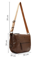 Women's Brown Long Strap Shoulder Bag | Derimod Women's Brown Long Strap Shoulder Bag | Derimod