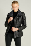 Daniela Kadın Deri Ceket | Derimod Daniela Kadın Deri Ceket | Derimod