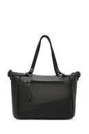 Kadın Siyah Uzun Askılı Kol Çantası | Derimod Kadın Siyah Uzun Askılı Kol Çantası | Derimod