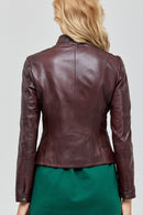 June Kadın Deri Ceket | Derimod June Kadın Deri Ceket | Derimod