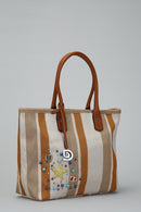 Fabric Women's Shoulder Bag | Derimod Fabric Women's Shoulder Bag | Derimod