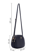 Women's Navy Blue Long Strap Crossbody Bag | Derimod Women's Navy Blue Long Strap Crossbody Bag | Derimod