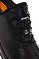 Erkek Siyah Bağcıklı Deri Comfort Ayakkabı | Derimod Erkek Siyah Bağcıklı Deri Comfort Ayakkabı | Derimod