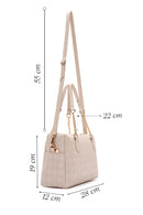 Women's Cream Long Strap Shoulder Bag | Derimod Women's Cream Long Strap Shoulder Bag | Derimod
