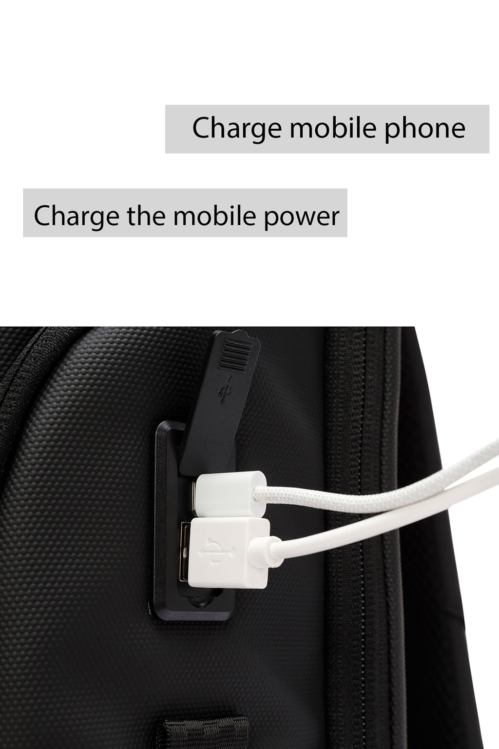 D-Pack Unisex Siyah Teknolojik Kumaş Sırt Çantası