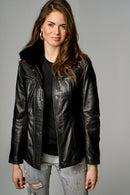 Roxy Kadın Deri Ceket | Derimod Roxy Kadın Deri Ceket | Derimod