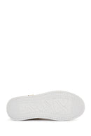 Alberto Guardiani Women's Black Chain Leather Sneaker | Derimod Alberto Guardiani Women's Black Chain Leather Sneaker | Derimod