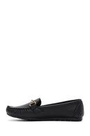 Kadın Siyah Toka Detaylı Loafer | Derimod Kadın Siyah Toka Detaylı Loafer | Derimod