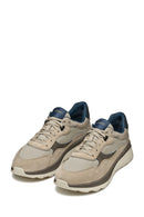 Geox Men's Beige U Spherica Active X1 A - Mes Water Laced Sneaker | Derimod Geox Men's Beige U Spherica Active X1 A - Mes Water Laced Sneaker | Derimod