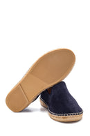 Erkek Lacivert Süet Deri Espadril | Derimod Erkek Lacivert Süet Deri Espadril | Derimod