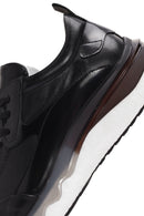 Men's Black Lace-up Leather Sneaker | Derimod Men's Black Lace-up Leather Sneaker | Derimod