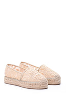 Women's Lace Detailed Espadrille Shoes | Derimod Women's Lace Detailed Espadrille Shoes | Derimod