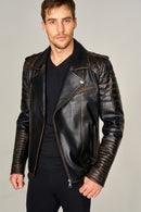 Escobar Erkek Deri Ceket | Derimod Escobar Erkek Deri Ceket | Derimod