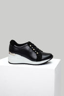 Dolgu Topuklu Kadın Spor Ayakkabı | Derimod Dolgu Topuklu Kadın Spor Ayakkabı | Derimod