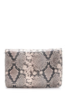 Women's Snakeskin Patterned Clutch Bag | Derimod Women's Snakeskin Patterned Clutch Bag | Derimod