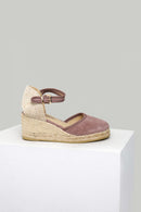Pudra Dolgu Topuk Kadın Espadril | Derimod Pudra Dolgu Topuk Kadın Espadril | Derimod