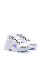 Kadın Gümüş Detaylı Sneaker | Derimod Kadın Gümüş Detaylı Sneaker | Derimod