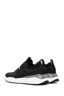 Derimod Zero Men's Black Lace-Up Thick Soled Fabric Sneaker | Derimod Derimod Zero Men's Black Lace-Up Thick Soled Fabric Sneaker | Derimod