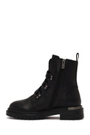 Harley Davidson Woman Black Camiel Zip Closure Leather Boots | Derimod Harley Davidson Woman Black Camiel Zip Closure Leather Boots | Derimod
