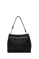 Woman Black Long-Strap Classic Shoulder Bag | Derimod Woman Black Long-Strap Classic Shoulder Bag | Derimod