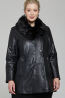 Longchamp Kadın Deri Ceket | Derimod Longchamp Kadın Deri Ceket | Derimod