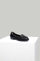 Women's Leather Ballerinas with Buckle | Derimod Women's Leather Ballerinas with Buckle | Derimod
