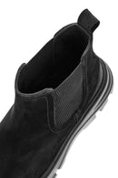 Erkek Siyah Nubuk Deri Chelsea Bot | Derimod Erkek Siyah Nubuk Deri Chelsea Bot | Derimod