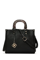 Women's Black Long Strap Shoulder Bag | Derimod Women's Black Long Strap Shoulder Bag | Derimod