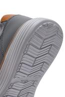 Men's Grey Fabric Sneakers | Derimod Men's Grey Fabric Sneakers | Derimod