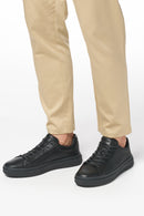 Geox Erkek Siyah Zackerty Bağcıklı Deri Casual Ayakkabı | Derimod Geox Erkek Siyah Zackerty Bağcıklı Deri Casual Ayakkabı | Derimod